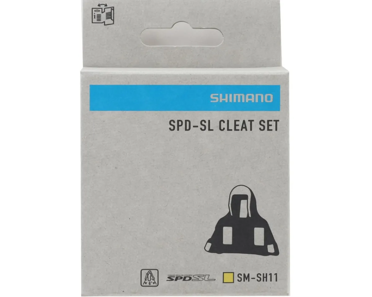 Shimano Shoes|Pedals & Cleats|SPD-SL Road Cleats (6°) (SM-SH11) (Yellow)