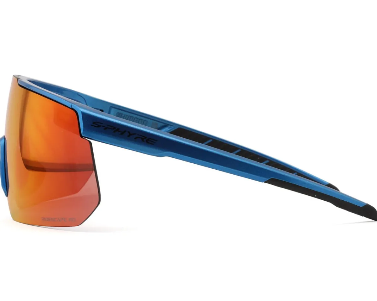 Shimano Sunglasses & Goggles|S-PHYRE CE-SPHR2 Sunglasses (Metallic Blue) (Ridescape RD)