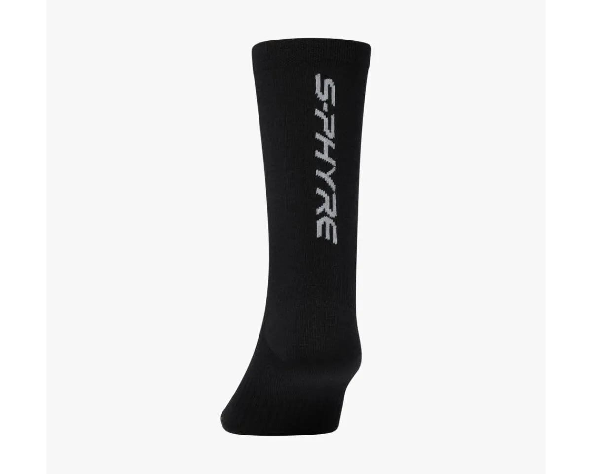 Shimano Clothing Accessories|Shoes, Socks, & Footwear|S-PHYRE Merino Sock (Black) (S/M)