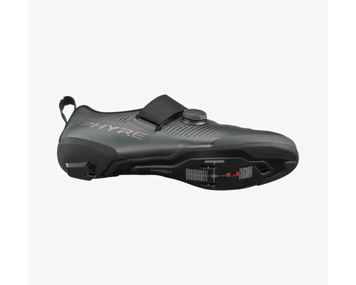 Shimano Shoes|Holiday Shopping|S-PHYRE SH-TR903 Triathlon Shoes (Matte Gunmetal) (44.5)
