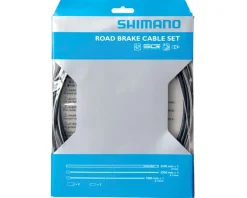 Shimano Brakes|Cables & Housing|Stainless Brake Cable & Housing Set (Black) (1.6mm) (1000/2000mm) (Road Cable)