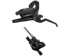 Shimano Brakes|Shifters|ST-EF515 EZ Fire Plus Shift/Brake Lever (Black) (Left) (2x) (w/ BR-MT200 Disc Brake Caliper) (Post Mount)