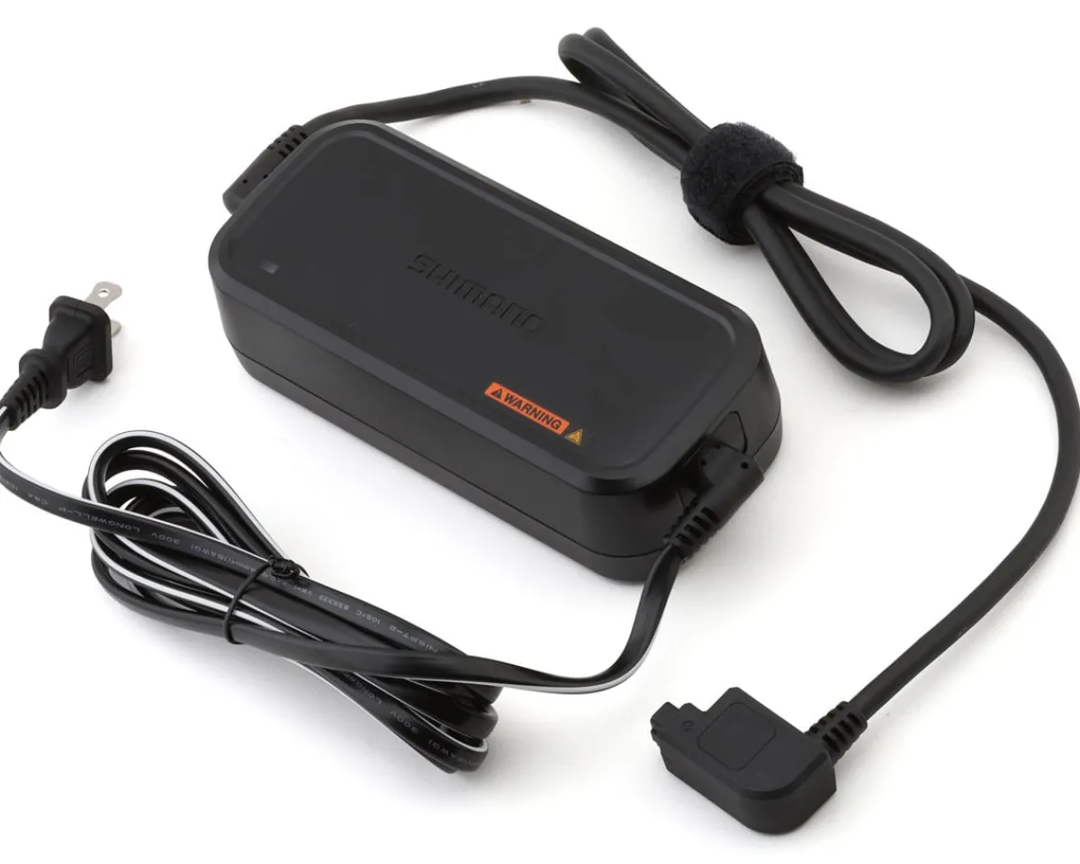 Shimano E-Bike Parts|Holiday Shopping|Steps EC-E8004-2 E-Bike Battery Charger w/ AC Power Cable (Black) (USA/Canada)