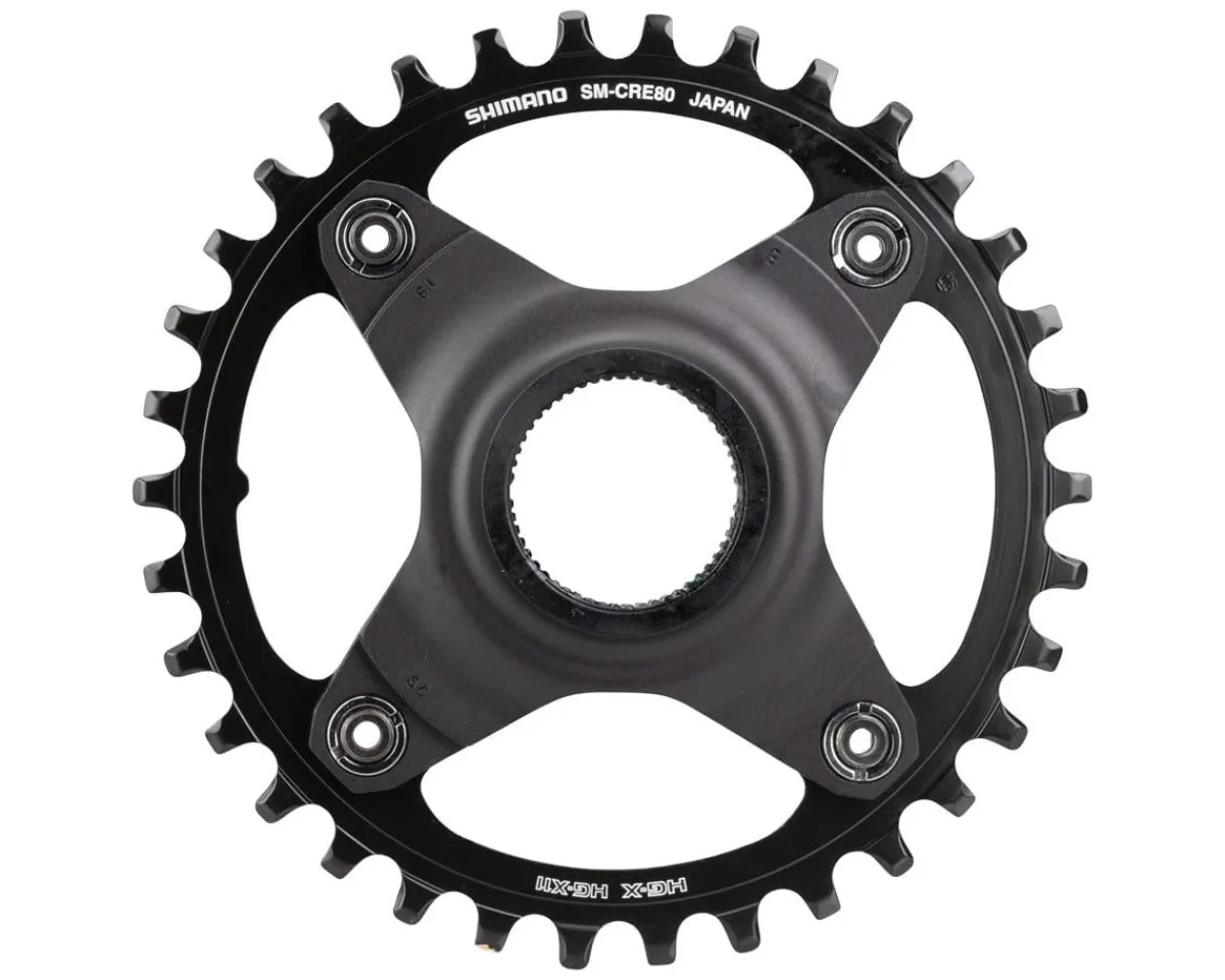 Shimano E-Bike Parts|Steps E-MTB Direct Mount Chainring (Black) (1 x 10/11 Speed) (Single) (53mm Chainline) (34T)
