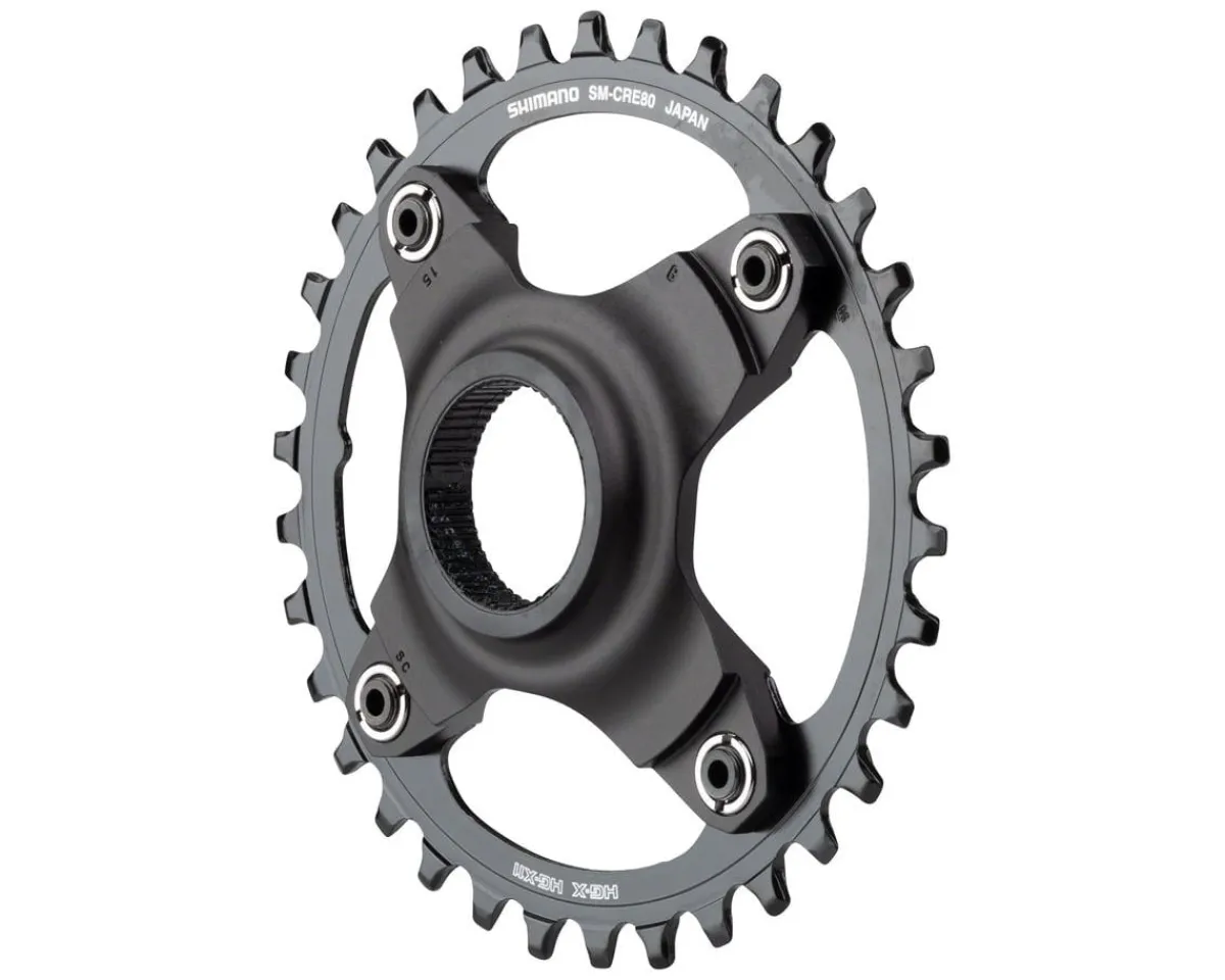Shimano E-Bike Parts|Steps E-MTB Direct Mount Chainring (Black) (1 x 10/11 Speed) (Single) (53mm Chainline) (34T)