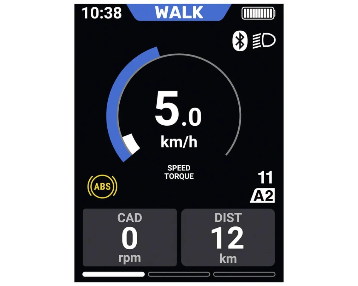 Shimano Bike Computers|E-Bike Parts|STEPS SC-EN610 Cycling Computer (Black) (For E-Bike) (Display Only)