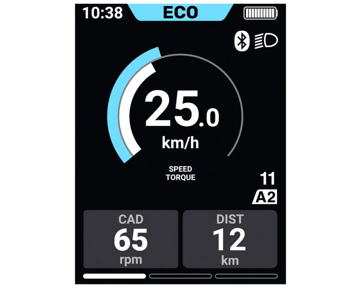 Shimano Bike Computers|E-Bike Parts|STEPS SC-EN610 Cycling Computer (Black) (For E-Bike) (Display Only)
