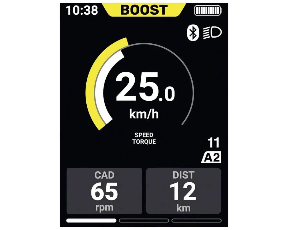 Shimano Bike Computers|E-Bike Parts|STEPS SC-EN610 Cycling Computer (Black) (For E-Bike) (Display Only)