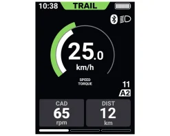 Shimano Bike Computers|E-Bike Parts|STEPS SC-EN610 Cycling Computer (Black) (For E-Bike) (Display Only)