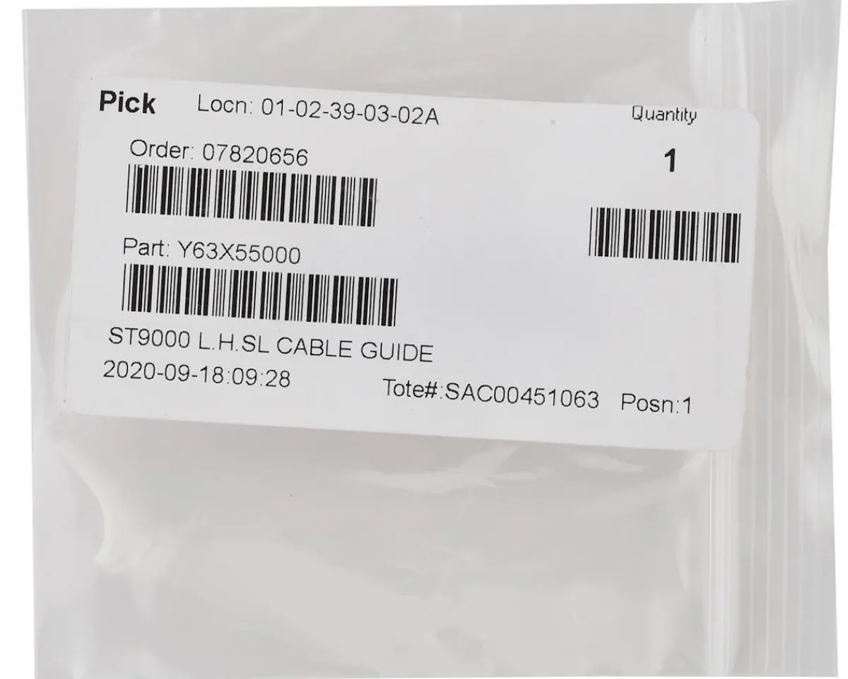 Shimano Replacement Parts|Cables & Housing|ST9000 Left Side Cable Guide