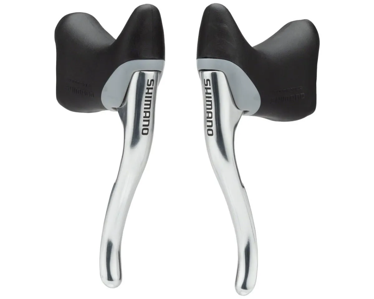 Shimano Brakes|Holiday Shopping|Tiagra/Sora BL-R400 Road Brake Levers (Black/Silver) (Pair)