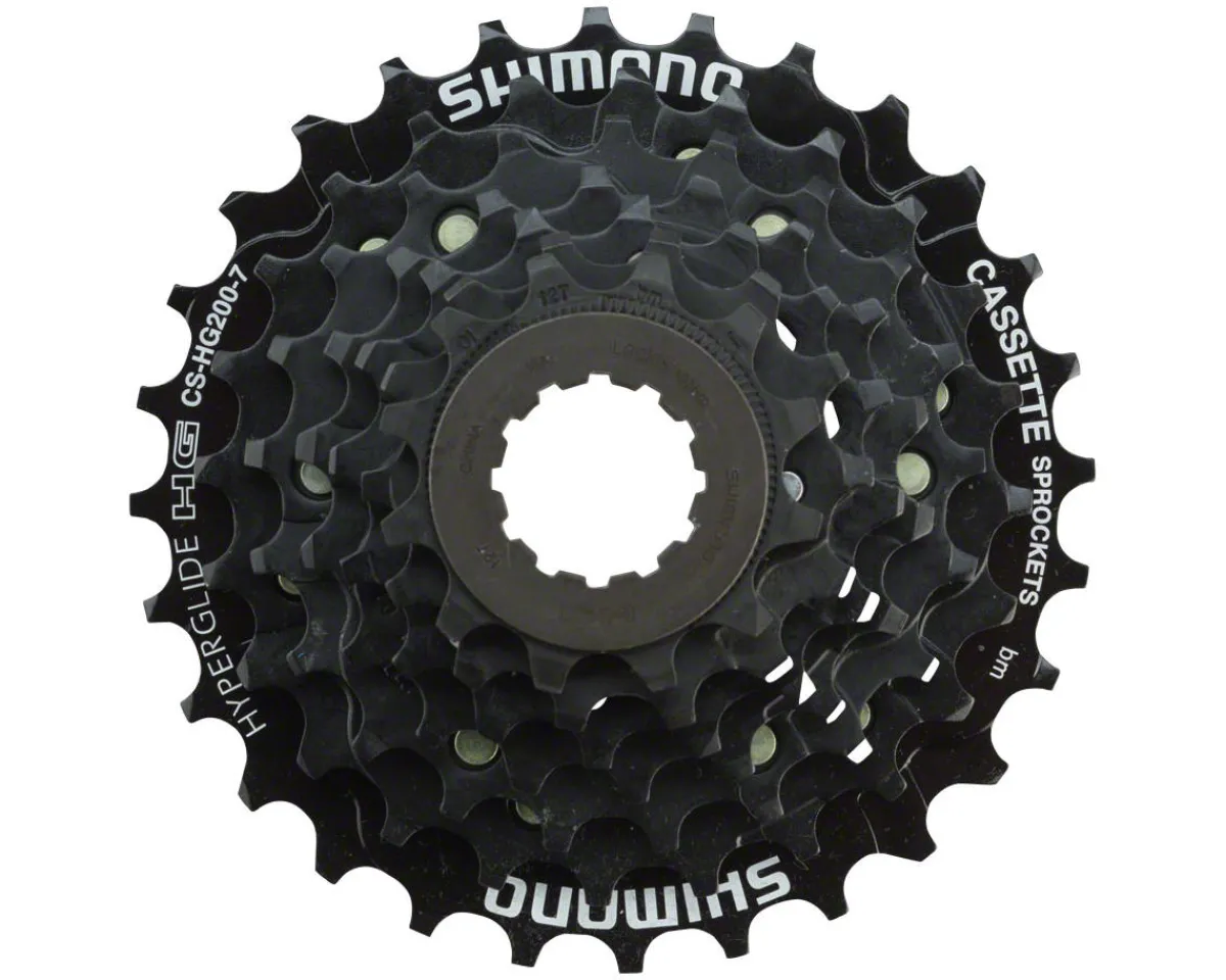 Shimano Holiday Shopping|Cassettes|Tourney CS-HG200-7 Cassette (Black) (7 Speed) ( HG) (12-28T)