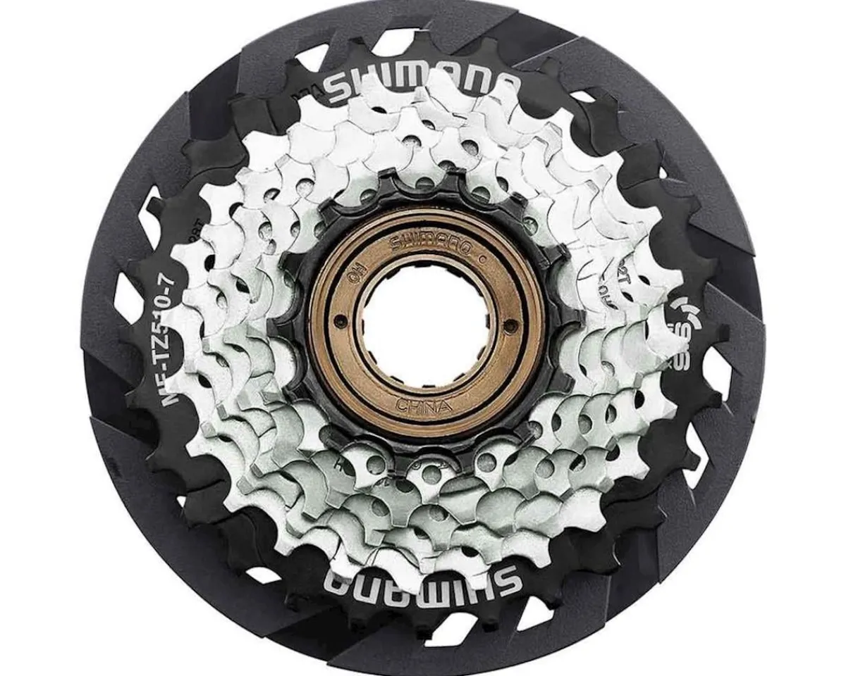 Shimano Holiday Shopping|Cassettes|TZ510 Freewheels (Silver/Black) (7 Speed) (14-28T)