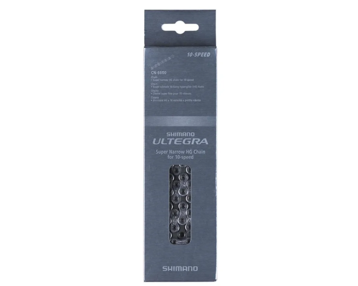 Shimano Chains & Accessories|Holiday Shopping|Ultegra CN-6600 Chain (Silver) (10 Speed) (116 Links)