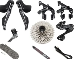 Shimano Electronic Shifting|Groupsets|Ultegra R8150 Di2 Rim Brake Groupset (Black) (2 x 12 Speed) (11-34T)