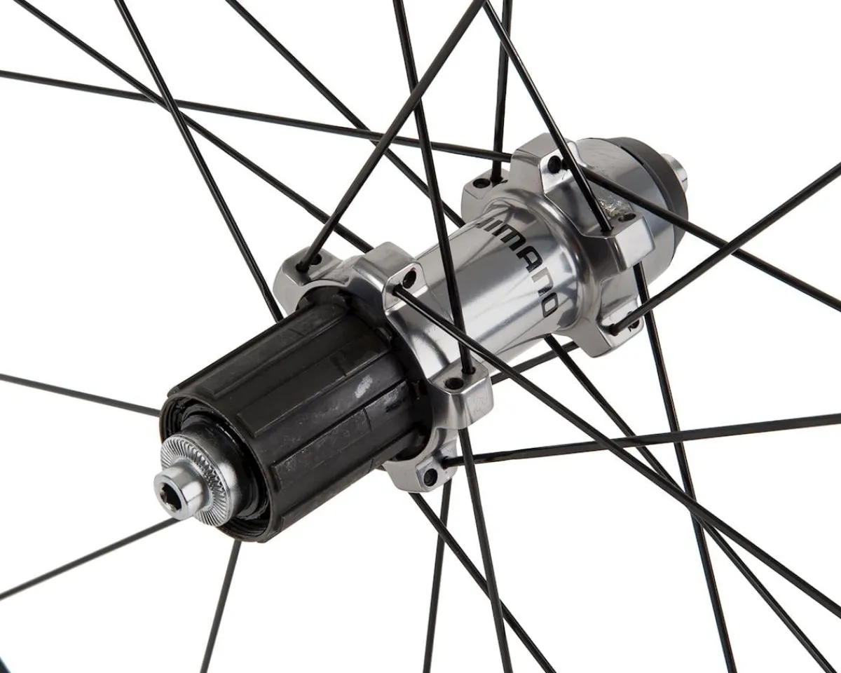 Shimano Wheels & Parts|WH-RS500-TL-FR Rim Brake Wheelset (Dark Grey) ( HG 11/12) (QR x 100, QR x 130mm) (700c) (Tubeless)