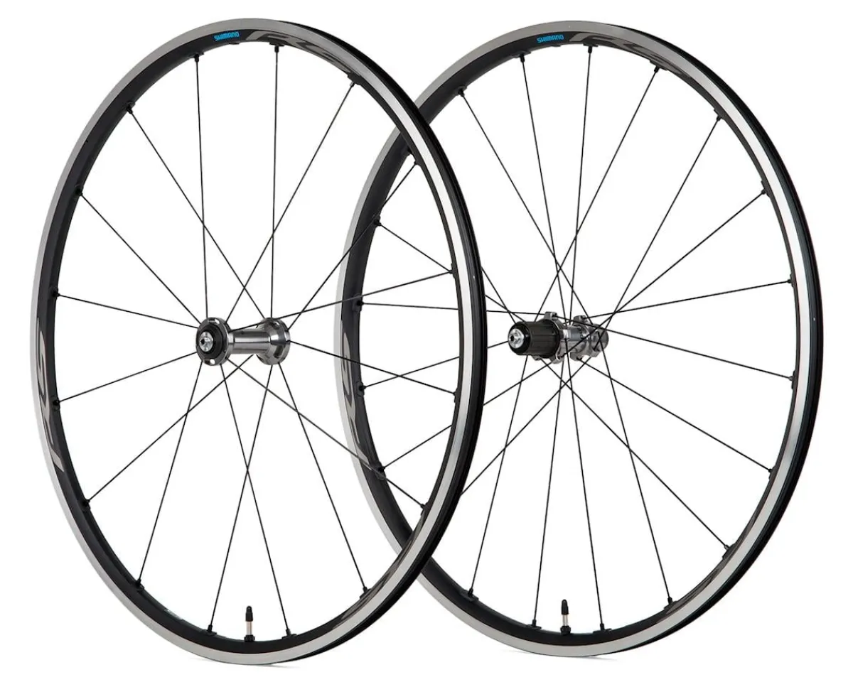 Shimano Wheels & Parts|WH-RS500-TL-FR Rim Brake Wheelset (Dark Grey) ( HG 11/12) (QR x 100, QR x 130mm) (700c) (Tubeless)