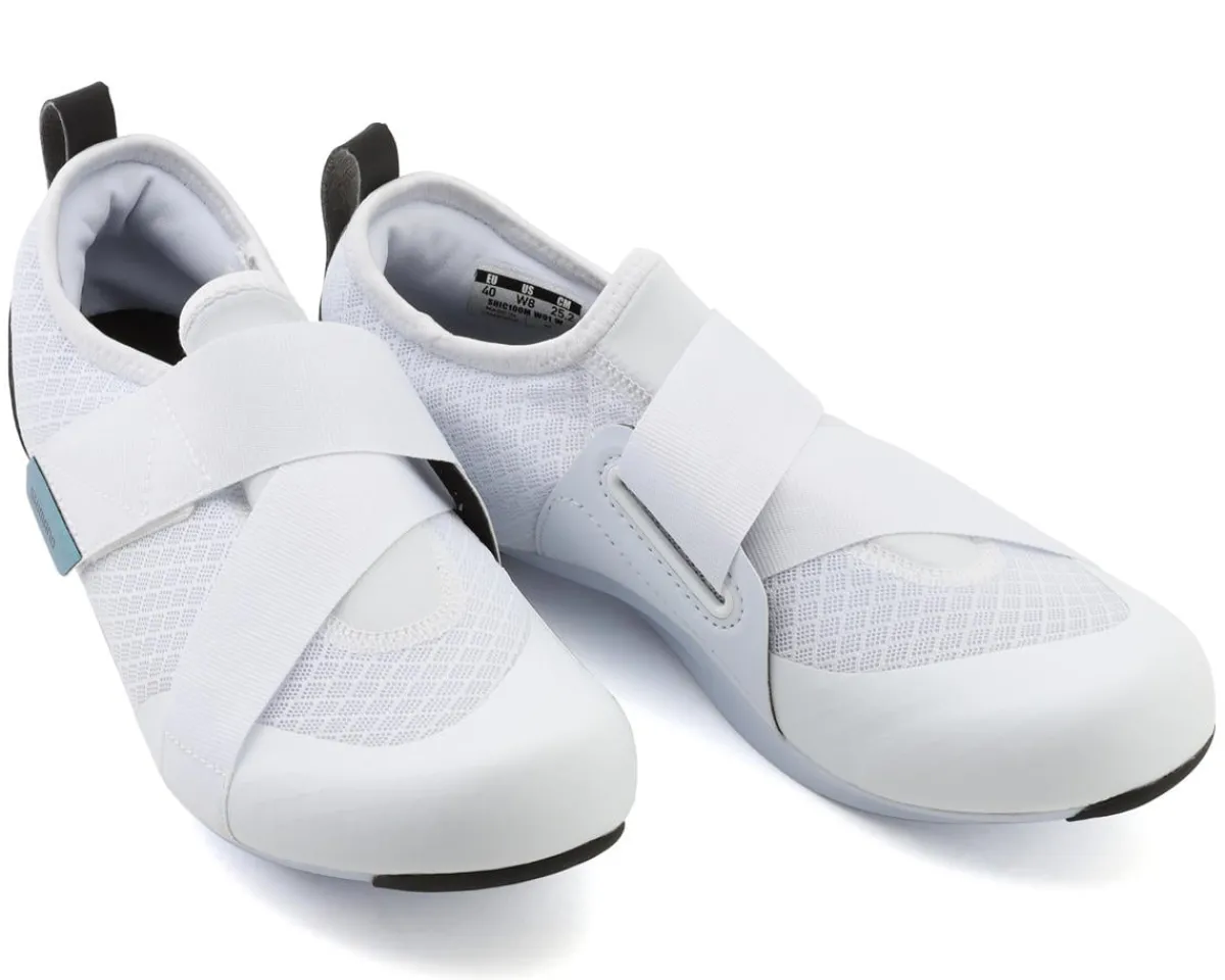 Shimano Shoes|Women'S|Women's SH-IC100 Indoor Cycling Shoes (White) (40)