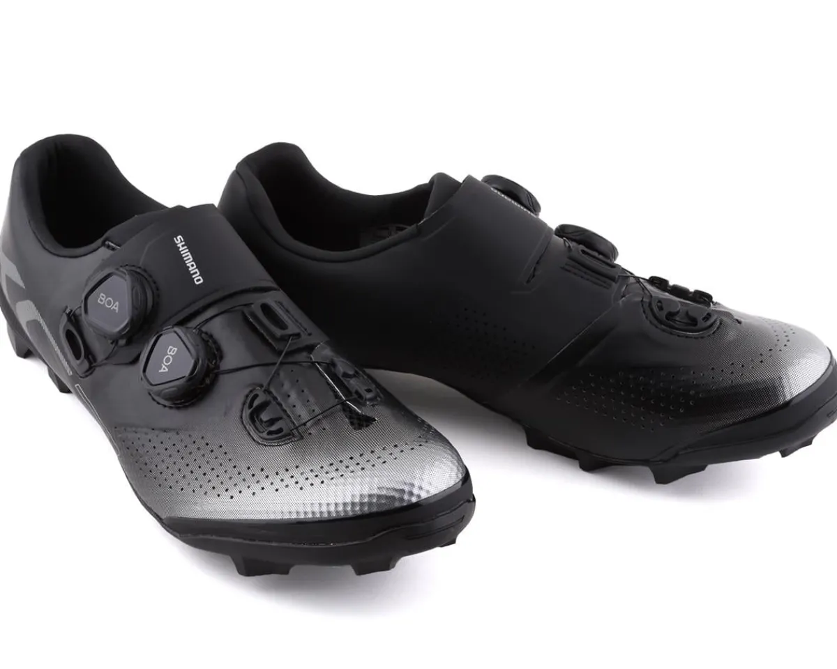 Shimano Shoes|Shoes, Socks, & Footwear|XC7 Mountain Bikes Shoes (Black) (Wide Version) (40) (Wide)
