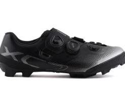 Shimano Shoes|Shoes, Socks, & Footwear|XC7 Mountain Bikes Shoes (Black) (Wide Version) (40) (Wide)