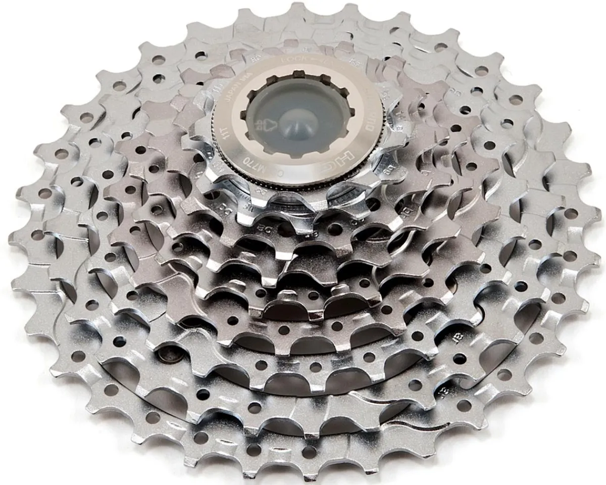 Shimano Holiday Shopping|Cassettes|XT CS-M770 Cassette (Silver) (9 Speed) ( HG) (11-32T)