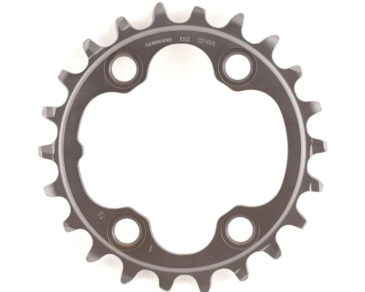 Shimano Chainrings & Accessories|Holiday Shopping|XT M8000 Chainrings (Black/Silver) (3 x 11 Speed) (Inner) (22T) (94/64mm Asym. BCD)