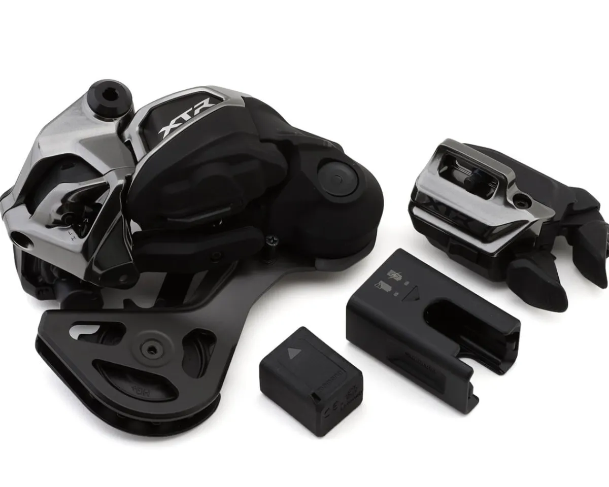 Shimano Holiday Shopping|Groupsets|XTR Di2 M9250 Drivetrain Upgrade Kit (Black/Silver) (Medium Cage) (I-SPEC EV) (GS)