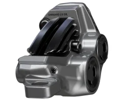 Shimano Brakes|XTR M9220 4-Piston Hydraulic Disc Brakes (Silver/Black) (Pair) (Post Mount) (Calipers Included)