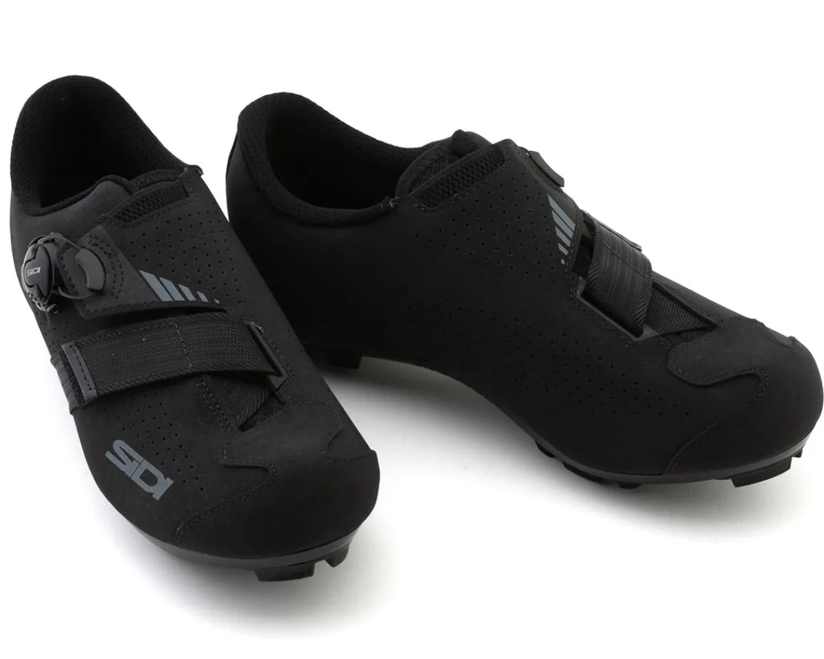 Sidi Shoes|Aertis Mega Mountain Shoes (Black) (46) (Wide)