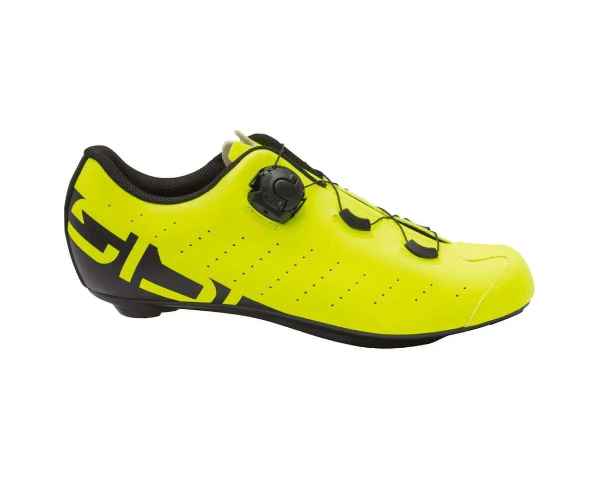 Sidi Shoes|High Vis & Reflective|Men's Fast 2 Road Shoes (Yellow Fluo/Black) (40)