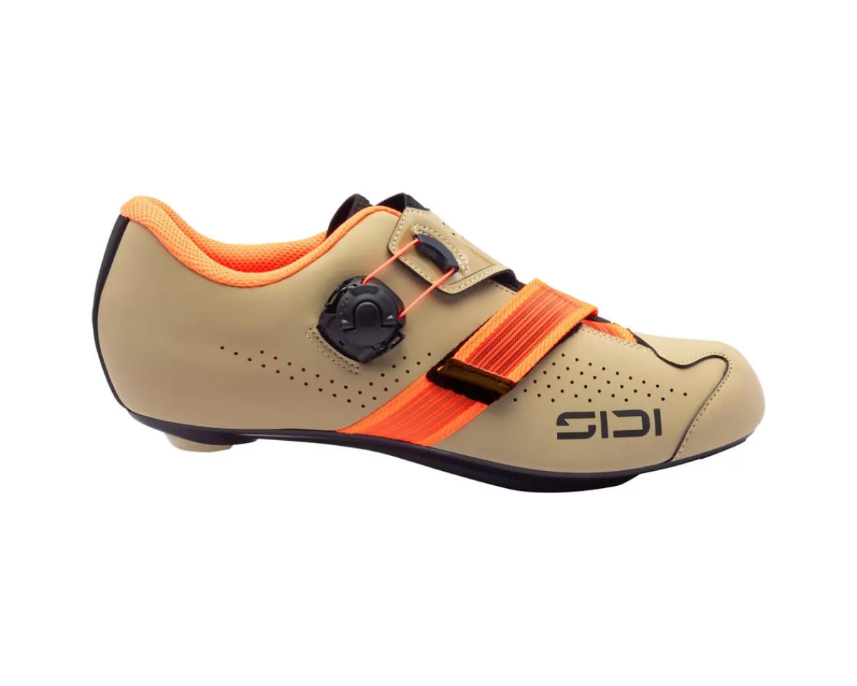 Sidi Shoes|Shoes, Socks, & Footwear|Men's Prima Road Shoes (Sand/Coral) (44)