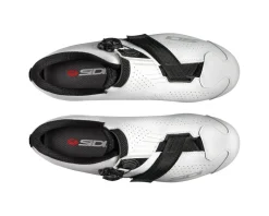 Sidi Shoes|Shoes, Socks, & Footwear|Men's Prima Road Shoes (White/Black) (44)