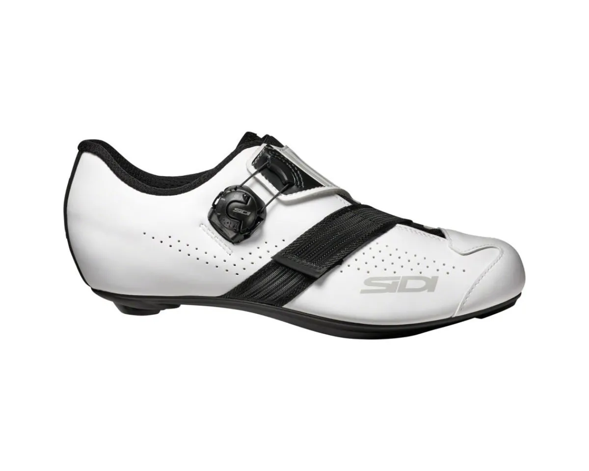 Sidi Shoes|Shoes, Socks, & Footwear|Men's Prima Road Shoes (White/Black) (44)