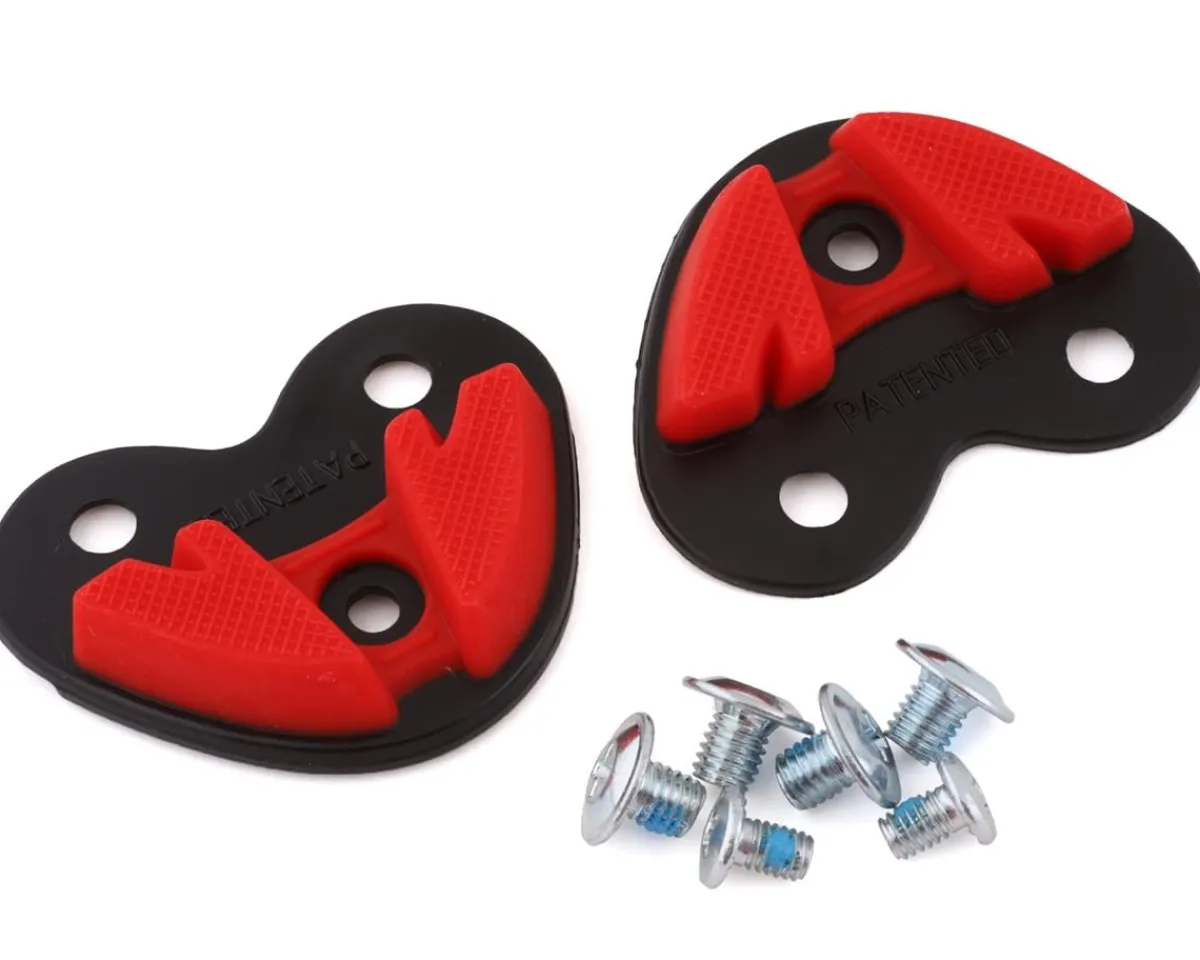 Sidi Shoes|Shoes, Socks, & Footwear|MTB Shoe Toe Traction Pad Insert (Black/Red) (2018+) (Pair)