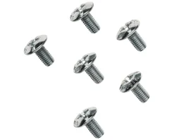 Sidi Shoes|Pedals & Cleats|M5x10mm Road Bike Cleat Fixing Bolts (Silver) (Pack of 6)
