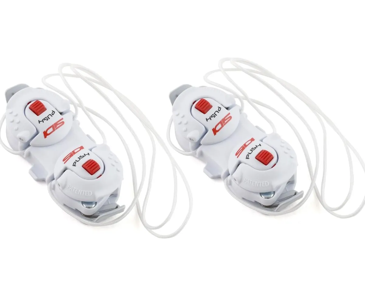 Sidi Shoes|Shoes, Socks, & Footwear|Shot/Tiger Double Tecno-3 Push Closure System (White/Red) (Pair)