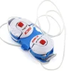 Sidi Shoes|Shoes, Socks, & Footwear|Shot/Tiger Double Tecno-3 Push Closure System (Blue/White) (Half Pair)