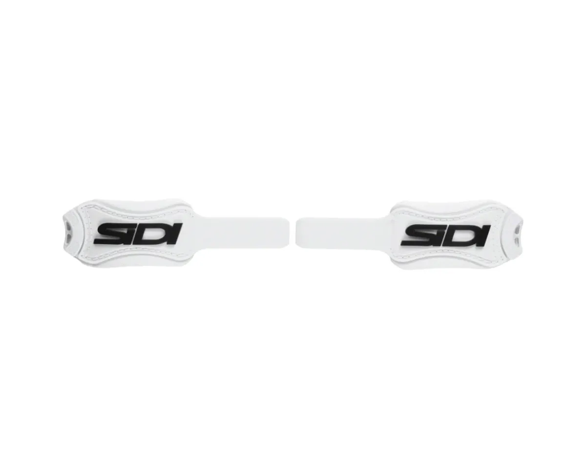 Sidi Shoes|Shoes, Socks, & Footwear|Soft Instep 5 Closure System Straps (White/Black) (Pair)