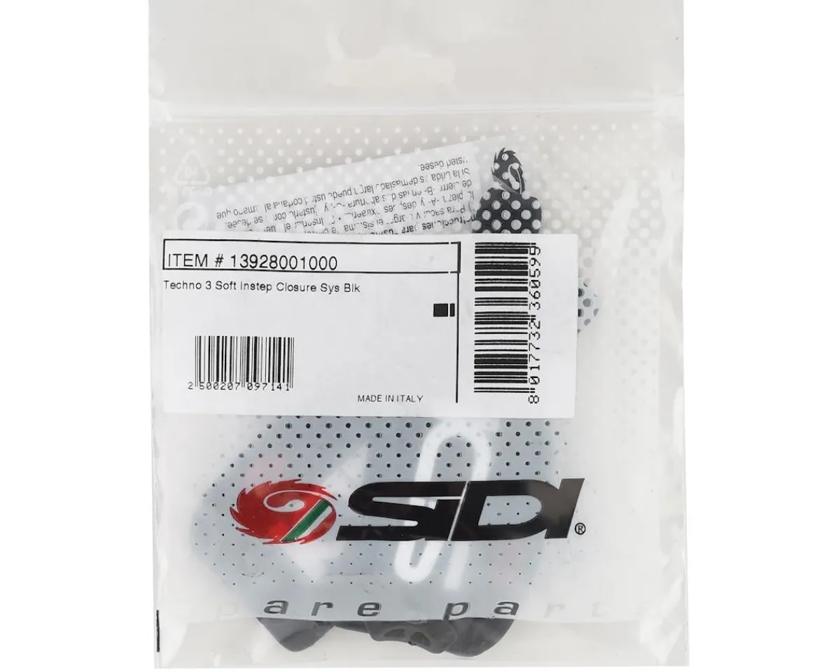 Sidi Shoes|Shoes, Socks, & Footwear|Soft Instep 3 Closure System Straps (Black/White) (Pair)
