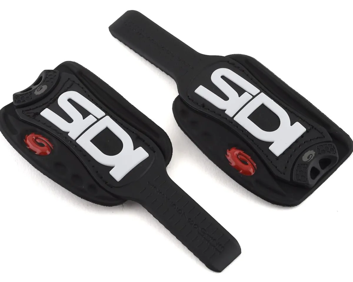 Sidi Shoes|Shoes, Socks, & Footwear|Soft Instep 3 Closure System Straps (Black/White) (Pair)