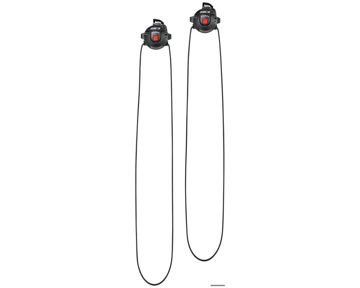 Sidi Shoes|Shoes, Socks, & Footwear|Tecno 4 Push Buckle System (Black/Red) (For Sixty Road Shoes) (Pair)