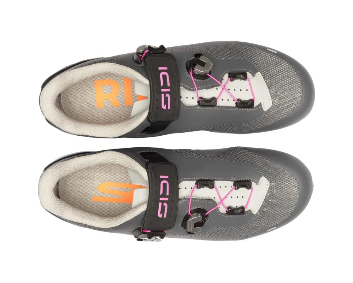 Sidi Shoes|Women'S|Women's Genius X Wyve Road Shoes (Anthracite Grey) (38)