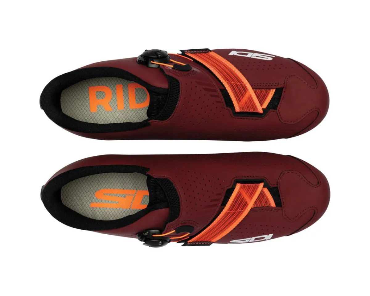 Sidi Shoes|Women's Prima Road Shoes (Cabernet/Coral) (41)