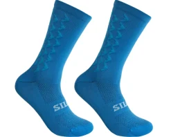 Silca Clothing Sale|Clothing Accessories|Aero Tall Socks (Cyan Blue) (S)
