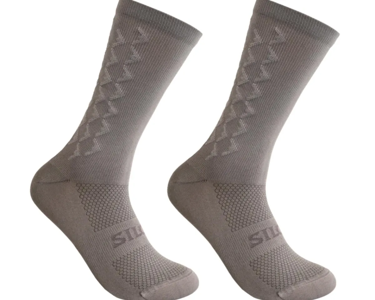 Silca Clothing Sale|Clothing Accessories|Aero Tall Socks (Grey) (S)