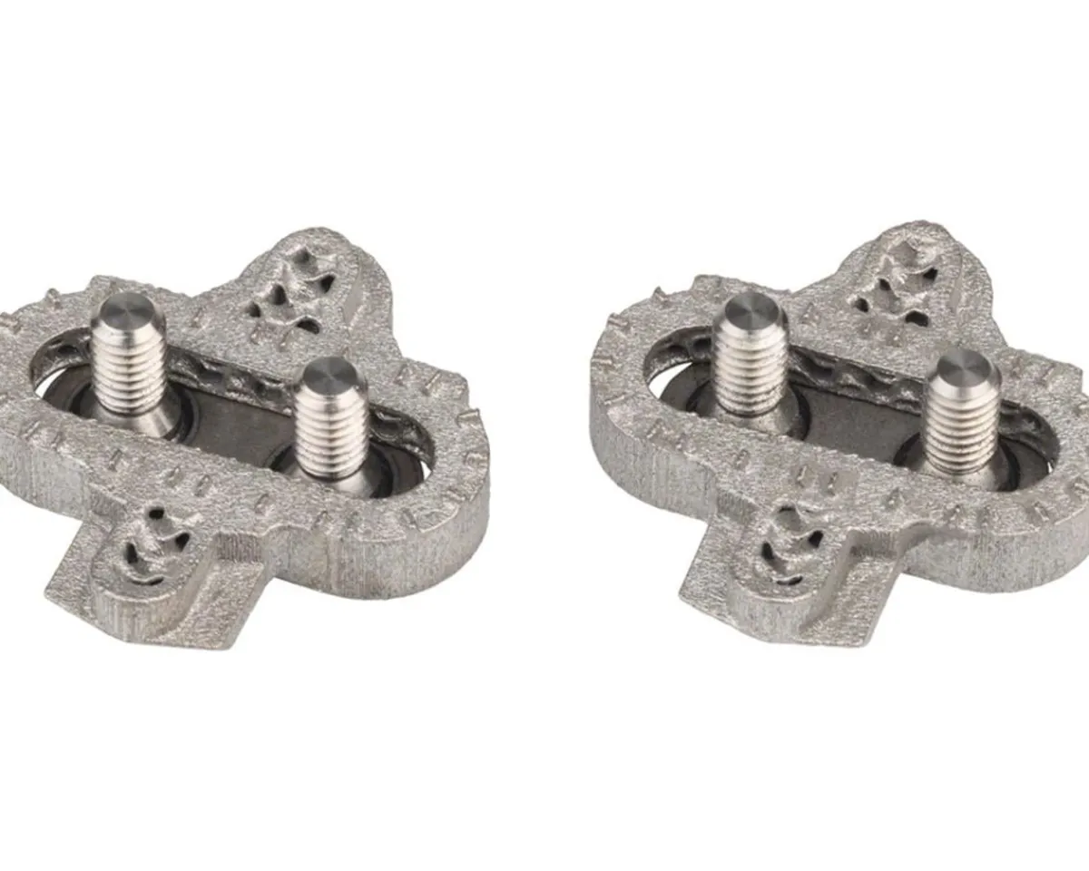 Silca Shoes|Pedals & Cleats|3D-Printed Titanium Mountain Cleats (w/ Ti Hardware) (4°) (Fits Shimano SPD Pedals)