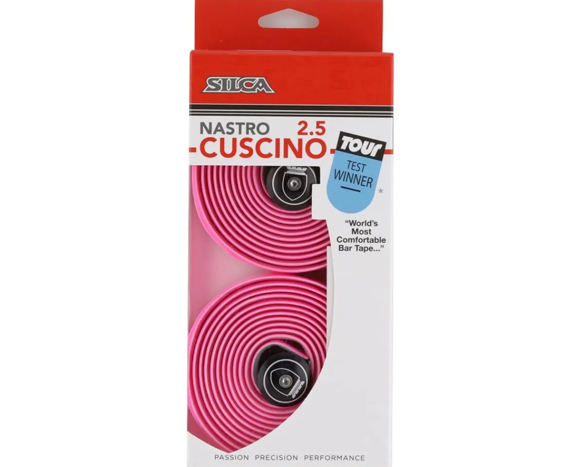 Silca Grips & Handlebar Tape|Holiday Shopping|Nastro Cuscino Handlebar Tape (Neon Pink) (2.5mm)
