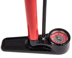 Silca Pumps & Co2|Pumps & Co2|Pista Floor Pump (Red)