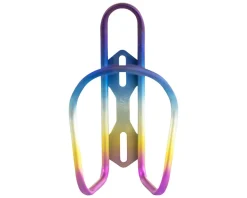 Silca Bottle Cages & Mounts|Sicuro V2 Titanium Water Bottle Cage (Rainbow Anodized)