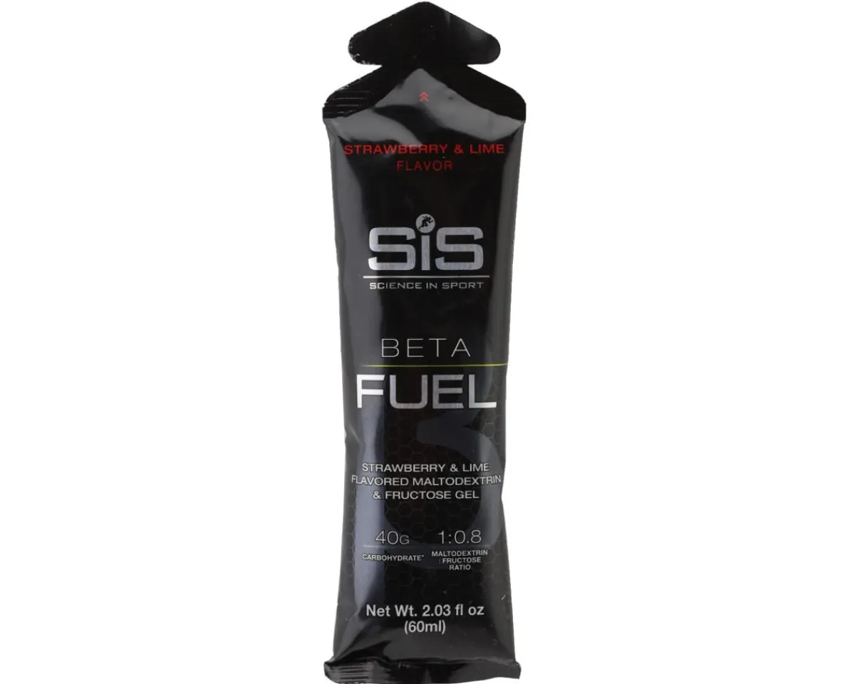 SIS Science In Sport Nutrition & Skin Care|Beta Fuel Gel (Strawberry & Lime) (30 | 2.03oz Packets)
